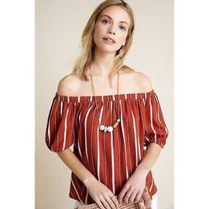 Anthropologie Elodie Off-The-Shoulder Top